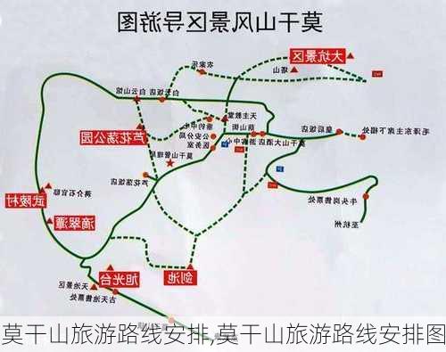 莫干山旅游路线安排,莫干山旅游路线安排图