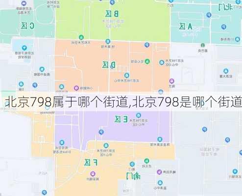 北京798属于哪个街道,北京798是哪个街道